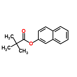 Propanoic acid,2,2-dimethyl-, 2-naphthalenyl esterStructure,1503-86-2Structure Propanoic acid,2,2-dimethyl-, 2-naphthalenyl ester Structure,1503-86-2Structure