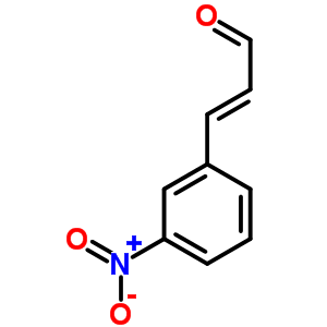 2-Propenal,3-(3-nitrophenyl)-Structure,1504-76-3Structure 2-Propenal,3-(3-nitrophenyl)- Structure,1504-76-3Structure