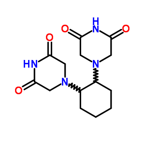2,6-Piperazinedione,4,4-(1,2-cyclohexanediyl)bis-Structure,1506-45-2Structure 2,6-Piperazinedione,4,4-(1,2-cyclohexanediyl)bis- Structure,1506-45-2Structure