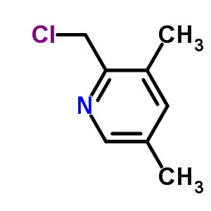 Pyridine, 2-(chloromethyl)-3,5-dimethyl-Structure,153476-69-8Structure Pyridine, 2-(chloromethyl)-3,5-dimethyl- Structure,153476-69-8Structure