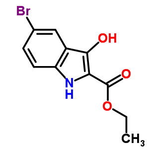 5-Bromo-3-hydroxy-1h-indole-2-carboxylic acid ethyl esterStructure,153501-30-5Structure 5-Bromo-3-hydroxy-1h-indole-2-carboxylic acid ethyl ester Structure,153501-30-5Structure