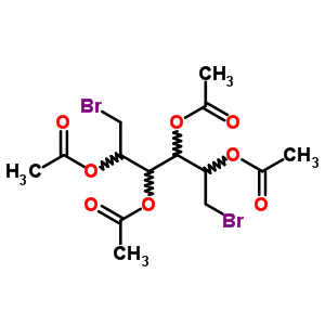 1,6-Dibromo-1,6-dideoxy-d-mannitol 2,3,4,5-tetraacetateStructure,15410-49-8Structure 1,6-Dibromo-1,6-dideoxy-d-mannitol 2,3,4,5-tetraacetate Structure,15410-49-8Structure