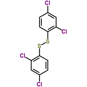 (6CI,7CI,8CI,9CI)-雙(2,4-二氯苯基)二硫化物結(jié)構(gòu)式_15433-50-8結(jié)構(gòu)式