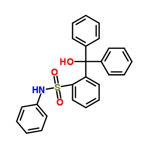 Benzenesulfonamide,2-(hydroxydiphenylmethyl)-n-phenyl-Structure,15448-94-9Structure Benzenesulfonamide,2-(hydroxydiphenylmethyl)-n-phenyl- Structure,15448-94-9Structure