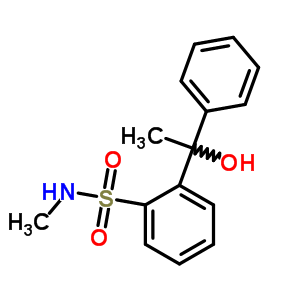 Benzenesulfonamide,2-(1-hydroxy-1-phenylethyl)-n-methyl-Structure,15448-95-0Structure Benzenesulfonamide,2-(1-hydroxy-1-phenylethyl)-n-methyl- Structure,15448-95-0Structure