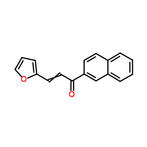 3-(2-呋喃)-1-(2-萘)-2-丙烯-1-酮結(jié)構(gòu)式_15462-59-6結(jié)構(gòu)式