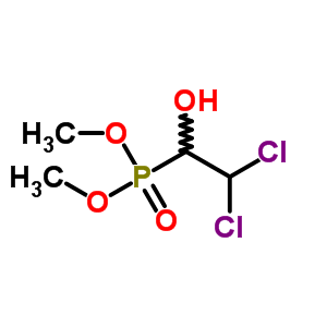 Phosphonic acid,(2,2-dichloro-1-hydroxyethyl)-, dimethyl ester (8ci,9ci)Structure,15501-45-8Structure Phosphonic acid,(2,2-dichloro-1-hydroxyethyl)-, dimethyl ester (8ci,9ci) Structure,15501-45-8Structure