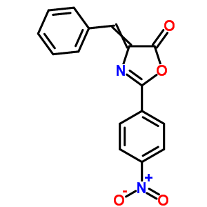 5(4H)-oxazolone,2-(4-nitrophenyl)-4-(phenylmethylene)-Structure,15601-50-0Structure 5(4H)-oxazolone,2-(4-nitrophenyl)-4-(phenylmethylene)- Structure,15601-50-0Structure