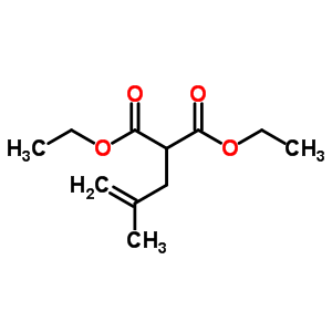 Propanedioic acid,2-(2-methyl-2-propen-1-yl)-, 1,3-diethyl esterStructure,1575-67-3Structure Propanedioic acid,2-(2-methyl-2-propen-1-yl)-, 1,3-diethyl ester Structure,1575-67-3Structure
