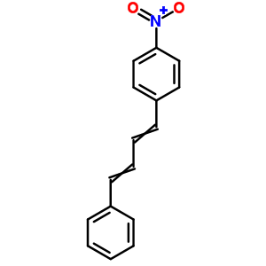 Benzene,1-nitro-4-(4-phenyl-1,3-butadien-1-yl)-Structure,15866-67-8Structure Benzene,1-nitro-4-(4-phenyl-1,3-butadien-1-yl)- Structure,15866-67-8Structure