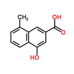 4-Hydroxy-8-methyl-2-naphthalenecarboxylic acidStructure,16036-18-3Structure 4-Hydroxy-8-methyl-2-naphthalenecarboxylic acid Structure,16036-18-3Structure