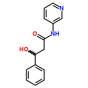 Benzenepropanamide, b-hydroxy-n-3-pyridinyl-Structure,16054-94-7Structure Benzenepropanamide, b-hydroxy-n-3-pyridinyl- Structure,16054-94-7Structure