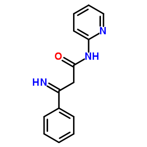 Benzenepropanamide, b-imino-n-2-pyridinyl-Structure,16109-47-0Structure Benzenepropanamide, b-imino-n-2-pyridinyl- Structure,16109-47-0Structure