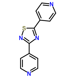 Pyridine,4,4-(1,2,4-thiadiazole-3,5-diyl)bis-(9ci)Structure,16225-38-0Structure Pyridine,4,4-(1,2,4-thiadiazole-3,5-diyl)bis-(9ci) Structure,16225-38-0Structure