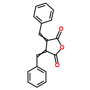 2,5-Furandione,dihydro-3,4-bis(phenylmethylene)-Structure,16269-23-1Structure 2,5-Furandione,dihydro-3,4-bis(phenylmethylene)- Structure,16269-23-1Structure