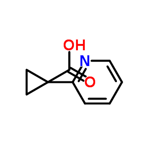 1-(Pyridin-2-yl)cyclopropanecarboxylic acidStructure,162960-26-1Structure 1-(Pyridin-2-yl)cyclopropanecarboxylic acid Structure,162960-26-1Structure