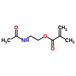 2-Propenoic acid,2-methyl-, 2-(acetylamino)ethyl esterStructure,16328-37-3Structure 2-Propenoic acid,2-methyl-, 2-(acetylamino)ethyl ester Structure,16328-37-3Structure