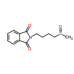 2-(4-(Methylsulfinyl)butyl)isoindoline-1,3-dioneStructure,163956-72-7Structure 2-(4-(Methylsulfinyl)butyl)isoindoline-1,3-dione Structure,163956-72-7Structure