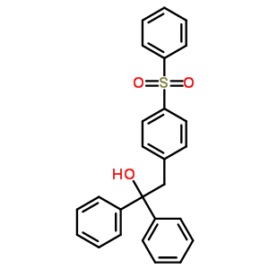 Benzeneethanol, a,a-diphenyl-4-(phenylsulfonyl)-Structure,16426-10-1Structure Benzeneethanol, a,a-diphenyl-4-(phenylsulfonyl)- Structure,16426-10-1Structure