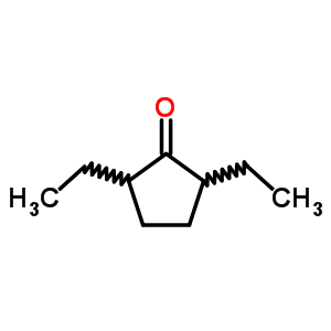 Cyclopentanone,2,5-diethyl-Structure,16429-03-1Structure Cyclopentanone,2,5-diethyl- Structure,16429-03-1Structure