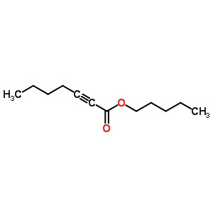 2-庚炔酸戊酯結(jié)構(gòu)式_16491-57-9結(jié)構(gòu)式