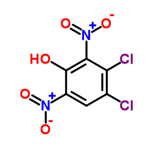Phenol,3,4-dichloro-2,6-dinitro-Structure,1664-10-4Structure Phenol,3,4-dichloro-2,6-dinitro- Structure,1664-10-4Structure
