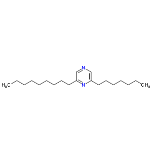 Pyrazine,2-heptyl-6-nonyl-Structure,16731-49-0Structure Pyrazine,2-heptyl-6-nonyl- Structure,16731-49-0Structure