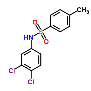 Benzenesulfonamide,n-(3,4-dichlorophenyl)-4-methyl-Structure,16964-21-9Structure Benzenesulfonamide,n-(3,4-dichlorophenyl)-4-methyl- Structure,16964-21-9Structure