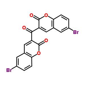 2H-1-benzopyran-2-one,3,3-carbonylbis[6-bromo-Structure,16984-77-3Structure 2H-1-benzopyran-2-one,3,3-carbonylbis[6-bromo- Structure,16984-77-3Structure