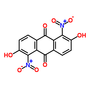 9,10-Anthracenedione,2,6-dihydroxy-1,5-dinitro-Structure,17139-67-2Structure 9,10-Anthracenedione,2,6-dihydroxy-1,5-dinitro- Structure,17139-67-2Structure