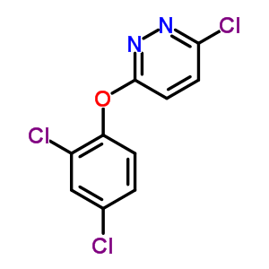Pyridazine,3-chloro-6-(2,4-dichlorophenoxy)-Structure,17285-04-0Structure Pyridazine,3-chloro-6-(2,4-dichlorophenoxy)- Structure,17285-04-0Structure
