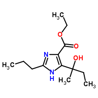 4-(1-Hydroxy-1-methylpropyl)-2-propyl-1h-imidazole-5-carboxylic acid ethyl esterStructure,172875-53-5Structure 4-(1-Hydroxy-1-methylpropyl)-2-propyl-1h-imidazole-5-carboxylic acid ethyl ester Structure,172875-53-5Structure