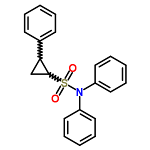 Cyclopropanesulfonamide,n,n,2-triphenyl-, trans-(8ci)Structure,17299-23-9Structure Cyclopropanesulfonamide,n,n,2-triphenyl-, trans-(8ci) Structure,17299-23-9Structure