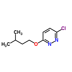 Pyridazine,3-chloro-6-(3-methylbutoxy)-Structure,17321-19-6Structure Pyridazine,3-chloro-6-(3-methylbutoxy)- Structure,17321-19-6Structure