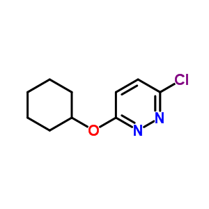 3-Chloro-6-cyclohexyloxy-pyridazineStructure,17321-26-5Structure 3-Chloro-6-cyclohexyloxy-pyridazine Structure,17321-26-5Structure
