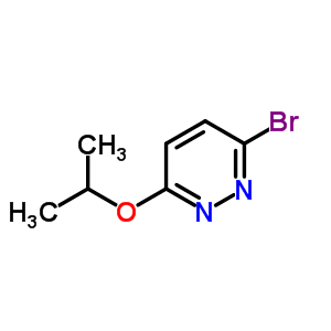 Pyridazine, 3-bromo-6-(1-methylethoxy)-Structure,17321-32-3Structure Pyridazine, 3-bromo-6-(1-methylethoxy)- Structure,17321-32-3Structure