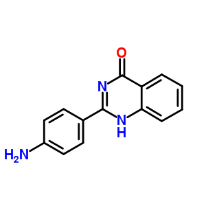 4(3H)-quinazolinone, 2-(4-aminophenyl)-Structure,17329-27-0Structure 4(3H)-quinazolinone, 2-(4-aminophenyl)- Structure,17329-27-0Structure