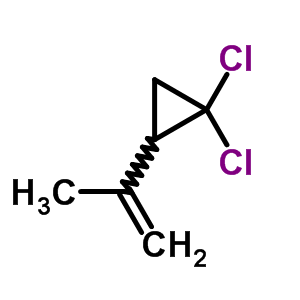 Cyclopropane,1,1-dichloro-2-(1-methylethenyl)-Structure,17480-54-5Structure Cyclopropane,1,1-dichloro-2-(1-methylethenyl)- Structure,17480-54-5Structure