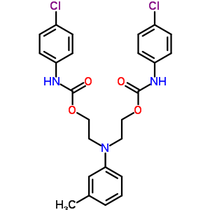 Carbanilic acid,p-chloro-, (m-tolylimino)diethylene ester (8ci)Structure,17683-83-9Structure Carbanilic acid,p-chloro-, (m-tolylimino)diethylene ester (8ci) Structure,17683-83-9Structure