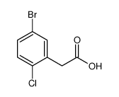 2-(5-Bromo-2-chlorophenyl)aceticacid Structure,177985-34-1Structure