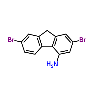 2,7-Dibromo-9h-fluoren-4-amineStructure,1785-09-7Structure 2,7-Dibromo-9h-fluoren-4-amine Structure,1785-09-7Structure