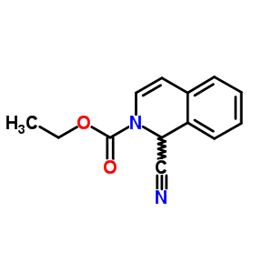 2(1H)-isoquinolinecarboxylic acid, 1-cyano-, ethyl esterStructure,17954-22-2Structure 2(1H)-isoquinolinecarboxylic acid, 1-cyano-, ethyl ester Structure,17954-22-2Structure