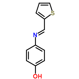 4-(Thiophen-2-ylmethylideneamino)phenolStructure,18210-01-0Structure 4-(Thiophen-2-ylmethylideneamino)phenol Structure,18210-01-0Structure