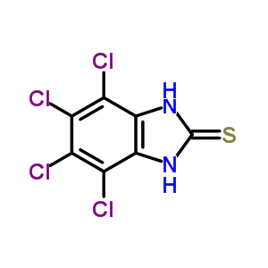 4,5,6,7-Tetrachloro-1,3-dihydrobenzoimidazole-2-thioneStructure,18392-42-2Structure 4,5,6,7-Tetrachloro-1,3-dihydrobenzoimidazole-2-thione Structure,18392-42-2Structure