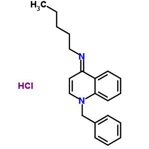 N-(1-benzylquinolin-4(1h)-ylidene)pentan-1-aminehydrochlorideStructure,185855-91-8Structure N-(1-benzylquinolin-4(1h)-ylidene)pentan-1-aminehydrochloride Structure,185855-91-8Structure