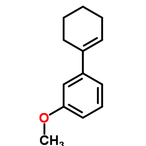 Benzene,1-(1-cyclohexen-1-yl)-3-methoxy-Structure,1884-41-9Structure Benzene,1-(1-cyclohexen-1-yl)-3-methoxy- Structure,1884-41-9Structure