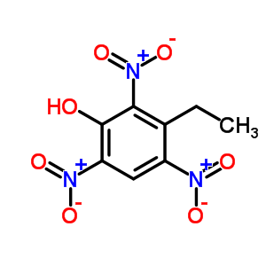 Phenol,3-ethyl-2,4,6-trinitro-Structure,19036-79-4Structure Phenol,3-ethyl-2,4,6-trinitro- Structure,19036-79-4Structure