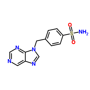Benzenesulfonamide,4-(9h-purin-9-ylmethyl)-Structure,19270-99-6Structure Benzenesulfonamide,4-(9h-purin-9-ylmethyl)- Structure,19270-99-6Structure