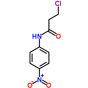 3-Chloro-n-(4-nitrophenyl)propanamideStructure,19313-88-3Structure 3-Chloro-n-(4-nitrophenyl)propanamide Structure,19313-88-3Structure