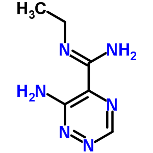 6-Amino-n-ethyl-1,2,4-triazine-5-carboximidamideStructure,19359-62-7Structure 6-Amino-n-ethyl-1,2,4-triazine-5-carboximidamide Structure,19359-62-7Structure